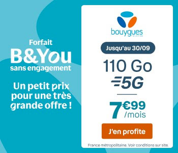 Promo Bouygues Télécom