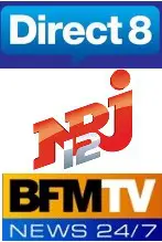 Direct8 - NRJ12 - BFMTV