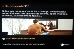 Chaîne service - canal 444 (Orange TV Sat)