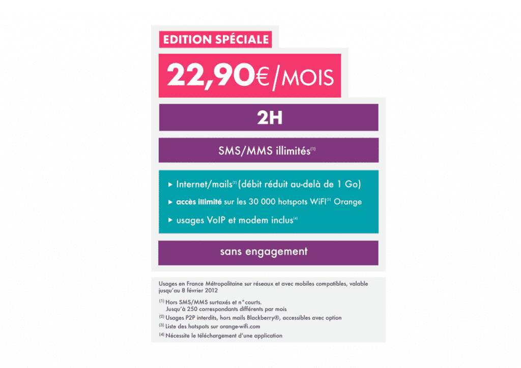 Edition spéciale Sosh