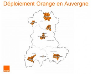 Déploiement Orange en Auvergne