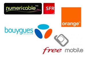 Orange Numericable-SFR Free Mobile Bouygues Télécom