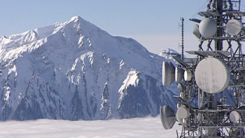 Relais mobile en montagne