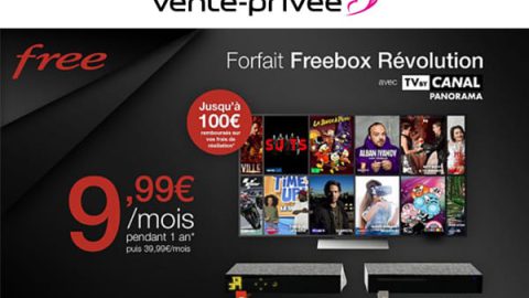 Vente privée Free Freebox Révolution