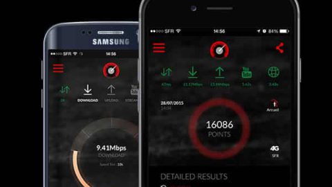 Screens de l'application 4G Monitor 4G mark