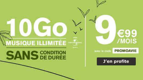 Promotion La Poste mobile rentree 2018 forfait 10 Go