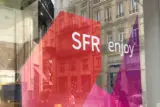 Logo SFR sur une boutique