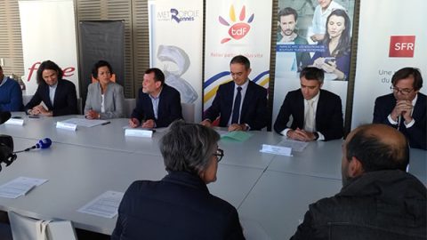 Conference de presse lancement 4G metro rennes