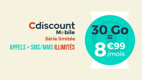 Promotion Cdiscount mobile fin octobre 2018