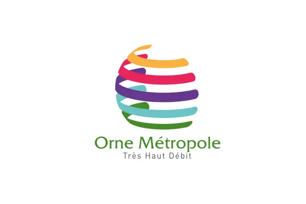 Logo orne metropole tres haut debit filiale orange