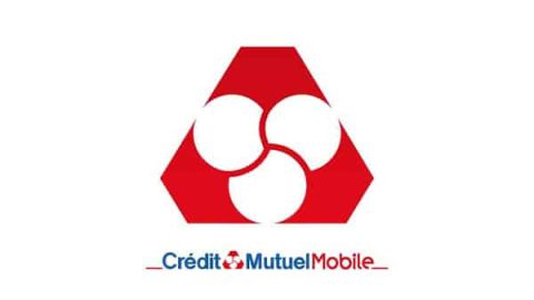 Logo crédit mutuel mobile