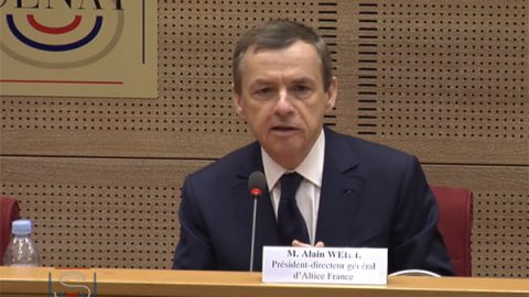 Alain Weill devant la commission économique du Sénat