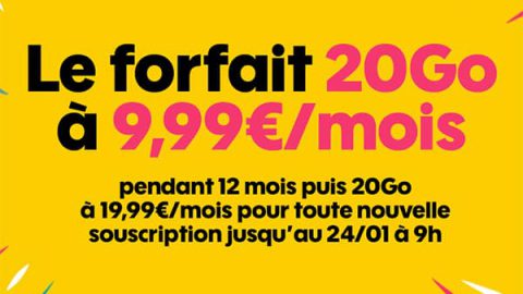Promotion Sosh, janvier 2019