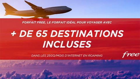 Roaming Free depuis plus de 65 destinations