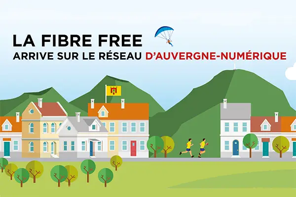 Fibre free arrive sur le rip d'auvergne numérique