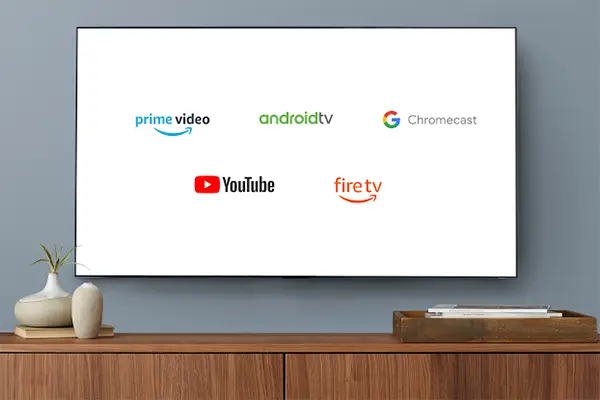 Prime Video sur Android TV et Youtube sur Fire Stick