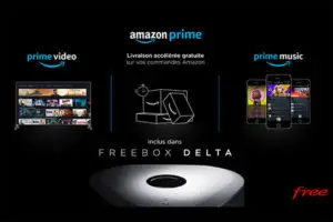 Amazon Prime inclut dans l'offre Freebox Delta