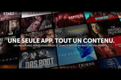 Page de présentation de starzplay