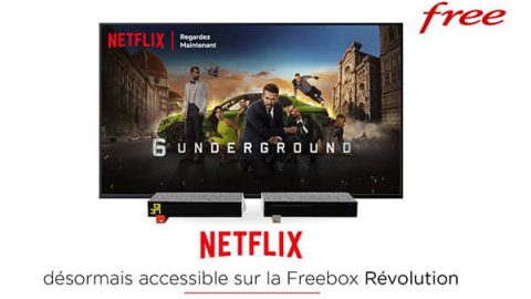 Netflix débarque sur Freebox Révolution