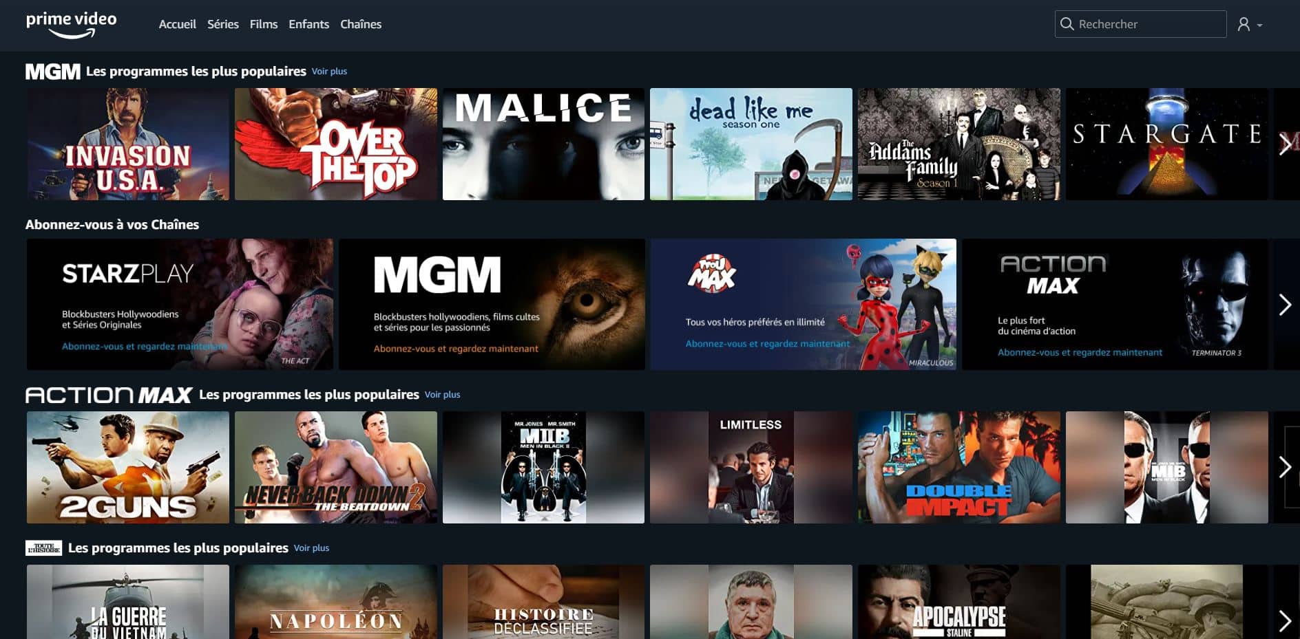 Prime Vidéo Le service de vidéo à la demande inclus dans Amazon Prime alloforfait.fr