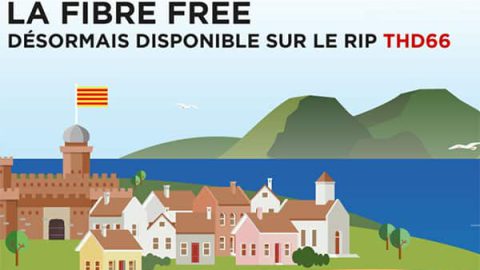 La fibre Free arrive sur le rip THD 66