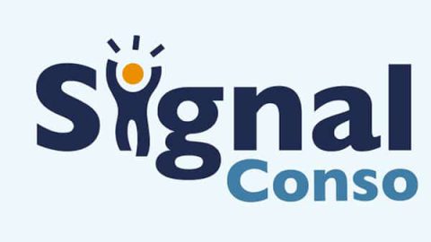 Logo de signal conso, l'application de la DGCCRF