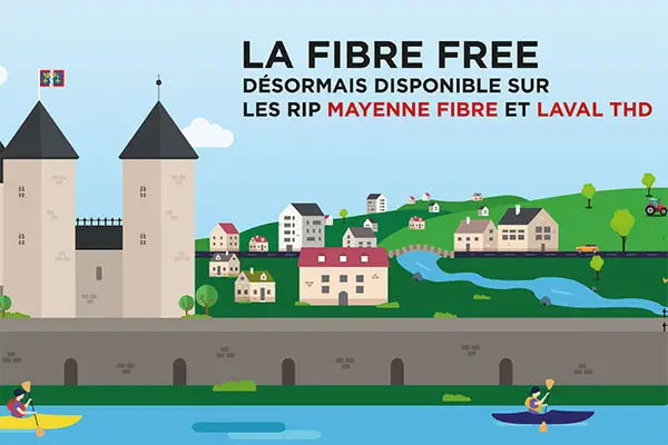 La fibre Free arrive dans la mayenne