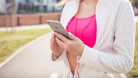 Smartphone et sortie sportive
