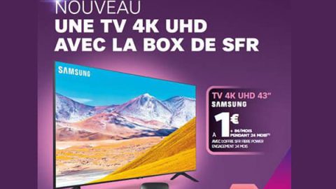 offre fibre sfr incluant une TV