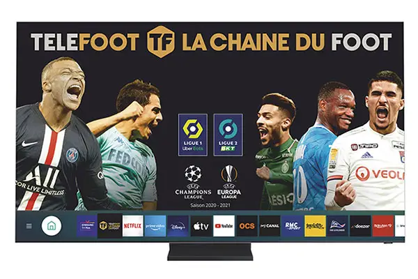 Téléfoot sur les smart TV samsung