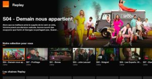 orange tv menu replay