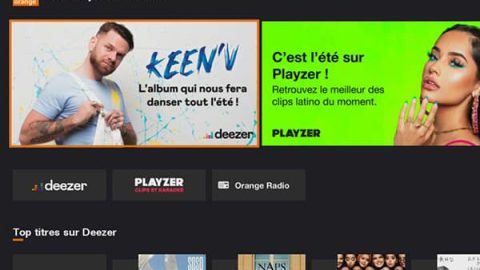 orange tv portail musique radio