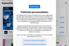 apple publicité ciblée app store