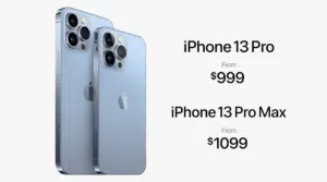 iPhone 13 Pro prix