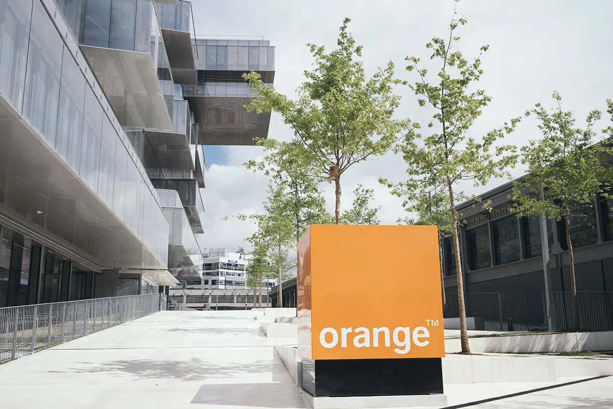 Logo Orange siège social bridge