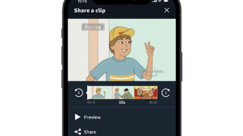 amazon prime video partager clips