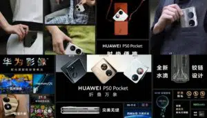 huawei P50 pocket caractéristiques