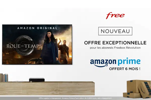 free amazon prime freebox révolution