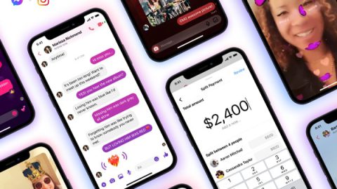 messenger paiements partagés