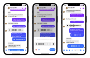 messenger messages vocaux