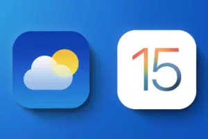 iOS 15 météo