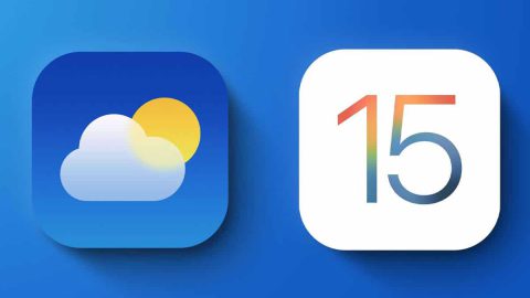 iOS 15 météo