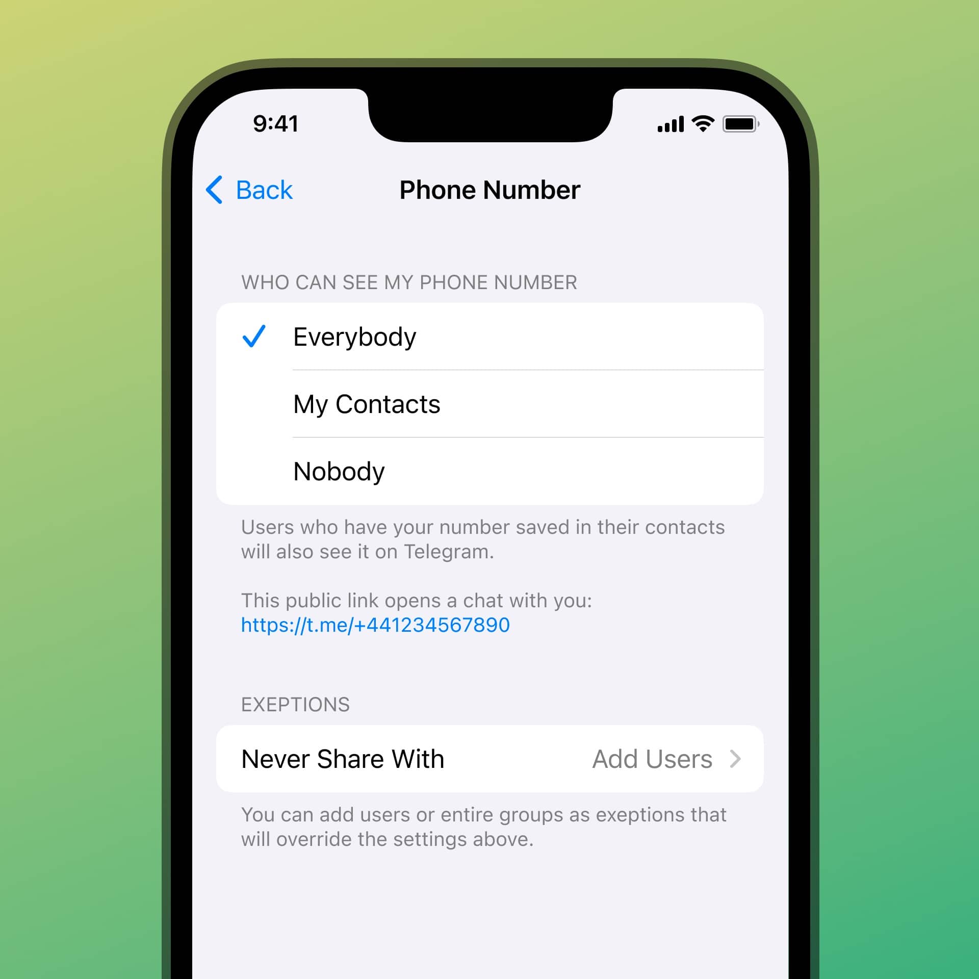 Telegram les liens de contact et le gestionnaire de téléchargement débarquent dans la dernière