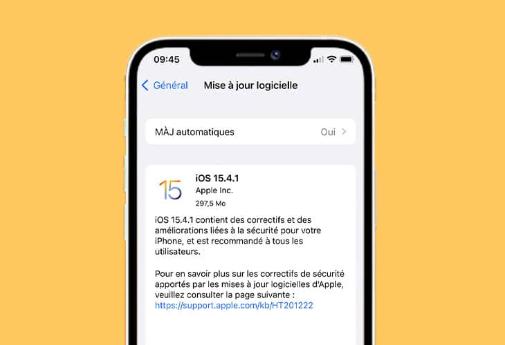 iOS 15.4.1 apple