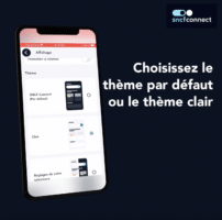 sncf connect theme clair