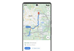 google maps itinéraires économes