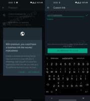 WhatsApp premium liens personnalisés