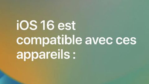 iOS 16 compatibilité