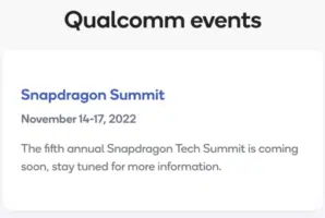 snapdragon summit 2022