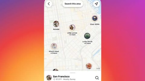 instagram nouvelle carte